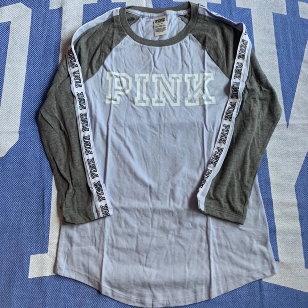 Vs Pink Baseball Tee